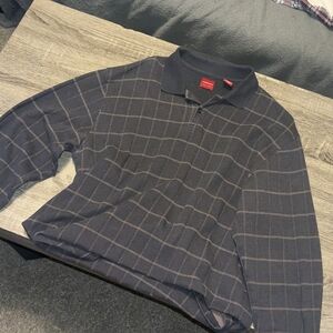 Men's Black Checkered Shirt